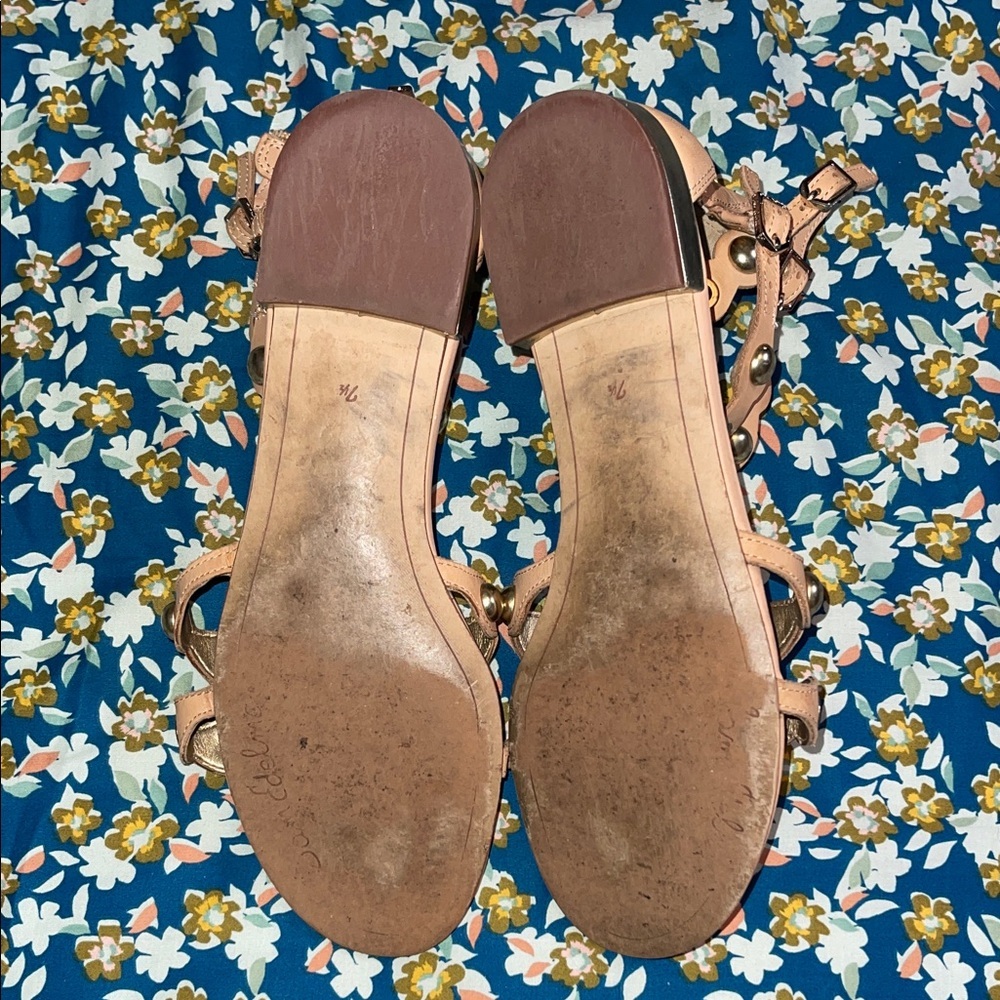 Sam Edelman Tan Studded Sandals - Picture 5 of 5